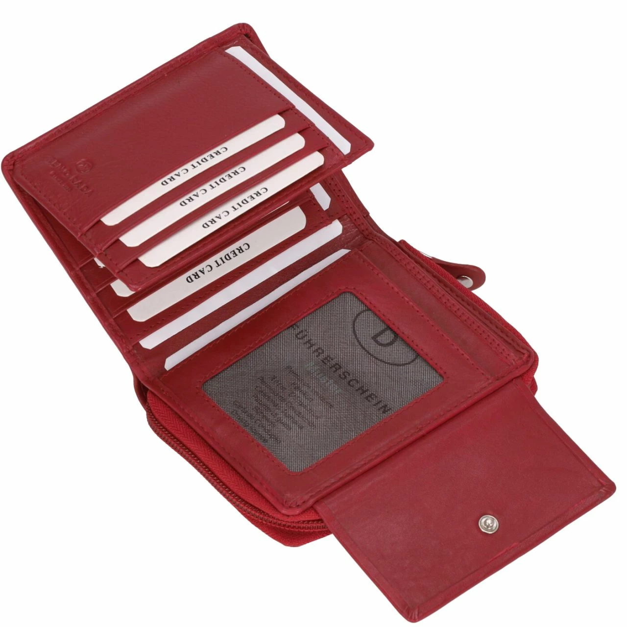 KENORADA Hochkantbörse Damen Hollabrunn Rot 5 KENORADA Hochkantbörse Damen Hollabrunn Rot – Bild 3