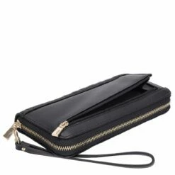 Guess Langbörse Damen Eco Mai SLG Large Zip Around Black -Aufbewahrungstasche Geschäft 0 03649caf014ef1f 1280x1280