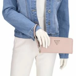 Guess Langbörse Damen Laurel SLG Large Zip Around Rosewood -Aufbewahrungstasche Geschäft 0 0364ee7c9ac5a68 1280x1280