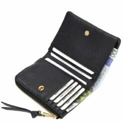 Coccinelle Hochkantbörse Damen Softy Small Wallet Grain. Lea. Noir -Aufbewahrungstasche Geschäft 0 036527299524ac9 1280x1280