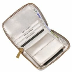 Guess Kleinbörse Damen Laurel SLG Small Zip Around Taupe -Aufbewahrungstasche Geschäft 0 0365c410e6d2fb1 1280x1280