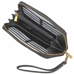 Guess Langbörse Damen Alva SLG Large Zip Around Black Multi -Aufbewahrungstasche Geschäft 0 0463a4e32681e87 1280x1280