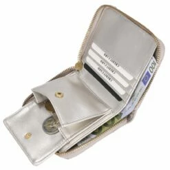 Guess Kleinbörse Damen Laurel SLG Small Zip Around Taupe -Aufbewahrungstasche Geschäft 0 0465c410e981888 1280x1280