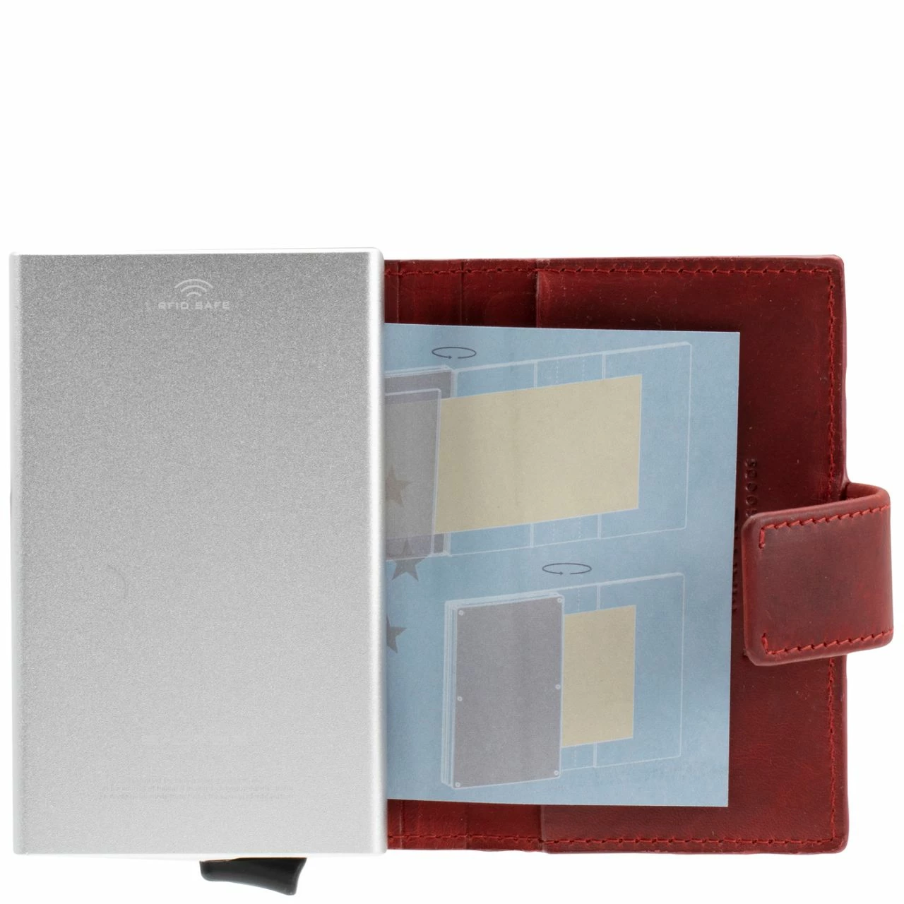 Maître Kreditkartenetui Birkenfeld C-Two-Cave SV8F Red 7 Maître Kreditkartenetui Birkenfeld C-Two-Cave SV8F Red – Bild 5