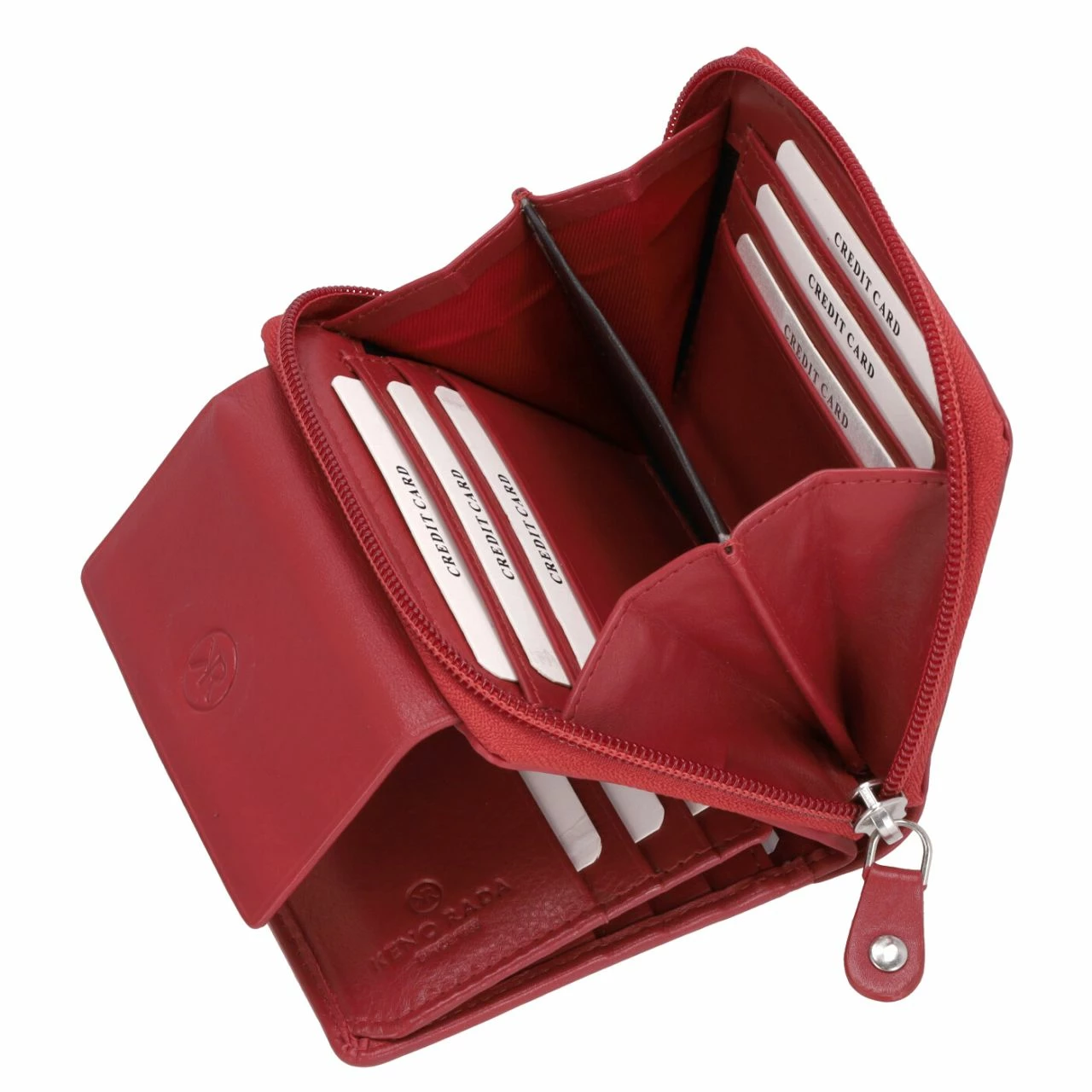 KENORADA Hochkantbörse Damen Hollabrunn Rot 8 KENORADA Hochkantbörse Damen Hollabrunn Rot – Bild 6